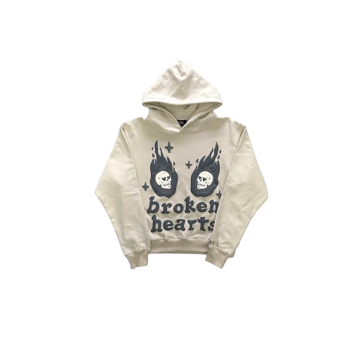 Broken Planet Hoodie - CREAM BROKEN HEARTS