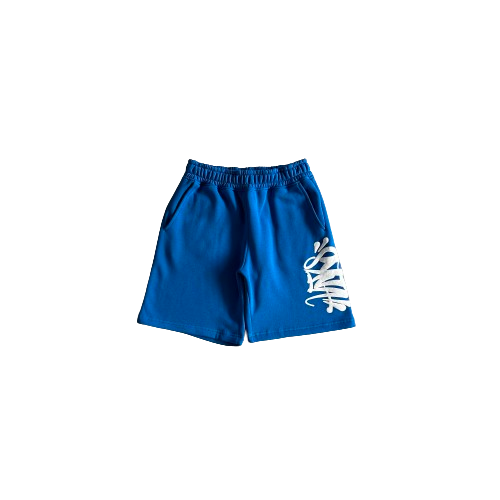 SYNAWORLD 'SYNA LOGO' HOODIE/SHORT SET - BLUE