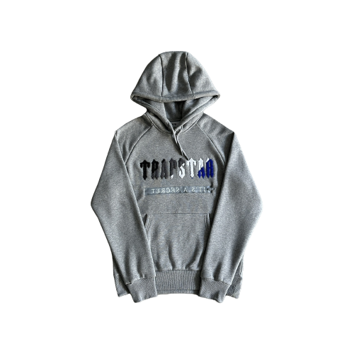 Trapstar Grey/Blue Chenille Decoded 2.0 Tracksuit