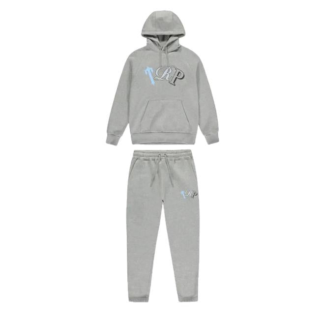 Trapstar Grey TRP Hoodie Tracksuit