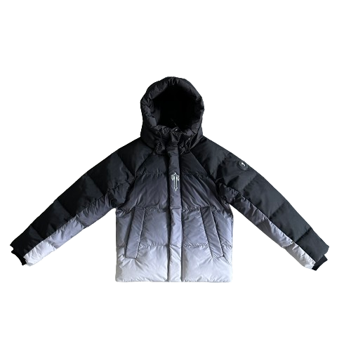 Trapstar Grey Gradient Decoded Arch Puffer Jacket