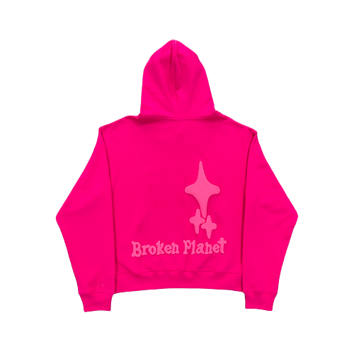 Broken Planet Basics Hoodie - PINK