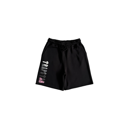 Trapstar Black/Pink Decoded 2.0 Shorts Tracksuit