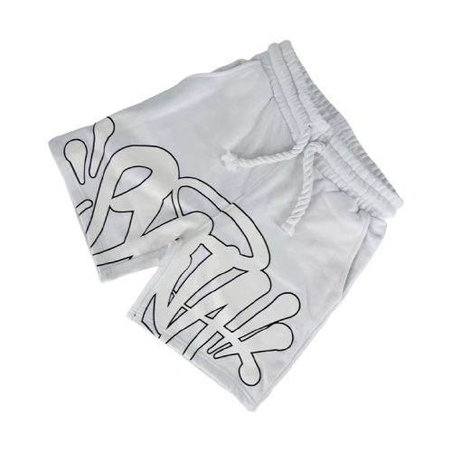 SYNAWORLD SYNA T-SHIRT & SHORTS LOGO SET - WHITE