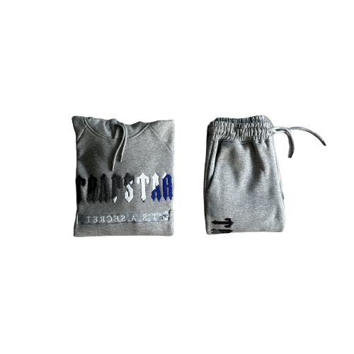 Trapstar Grey/Blue Chenille Decoded 2.0 Tracksuit