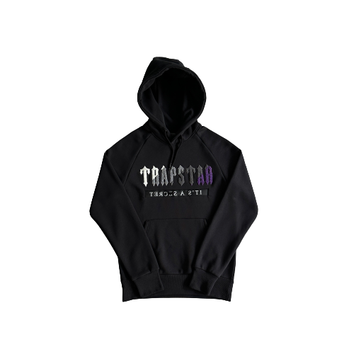 Trapstar Black/Purple Chenille Decoded 2.0 Tracksuit