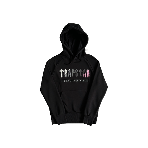 Trapstar Black/Pink Decoded 2.0 Shorts Tracksuit