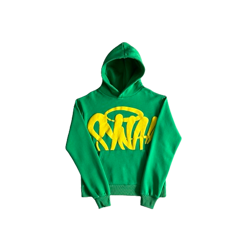 SYNAWORLD 'SYNA LOGO' HOODIE/SHORT SET - GREEN