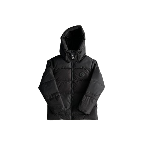 Trapstar Black Decoded Puffer Jacket