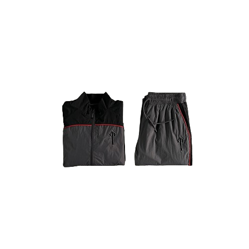 Trapstar Black/Red Irongate Shellsuit Tracksuit