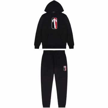 Trapstar Black League Chenille Tracksuit - MrDripZone