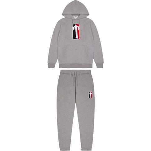 Trapstar Grey League Chenille Tracksuit - MrDripZone