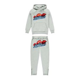 Trapstar Grey London Shooters Hooded Tracksuit-Trapstar-MrDripZone