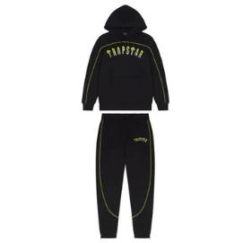 Trapstar X Central Cee Black/Yellow Tracksuit-Trapstar-MrDripZone